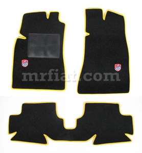 Lancia Beta Montecarlo Yellow Floor Mats Set New - Picture 1 of 1