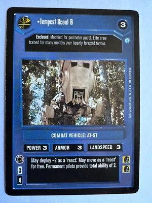 Star Wars CCG Tempest Scout 6 Endor NM/LP - Image 1 of 2