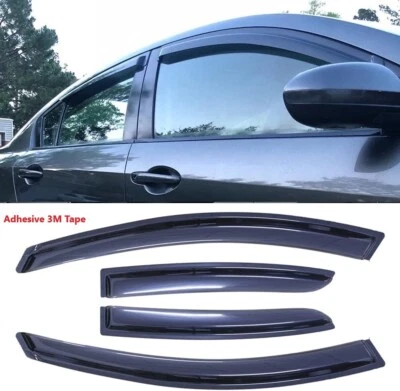 Viseras de ventana protectores de lluvia deflectores aptos para Mazda 6 GH1 JDM estilo Mugen 2009-2013 Foto 1 de 4