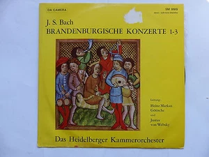 BACH Brandenburgische konzerte 1-3 DAS HEIDELBERGER KAMMERORCHESTER GOTTSCHE - Picture 1 of 1