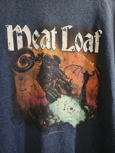 Rare VTG Meat Loaf 2005 Hair of the Dog Tour Shirt Size Large Rock Roll - Picture 1 of 7