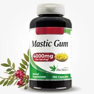 Mastic Gum 4000mg 100Caps No Preservatives/Gluten Free - Picture 1 of 2