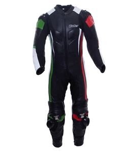 Tuta motociclista Racing corsa pelle moto pista intera gobba saponette 1 pezzo - Bild 1 von 10