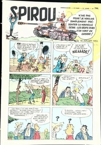 SPIROU 796  Franquin Lucky Luke   Buck Danny  16 JUILLET 1953  - Imagen 1 de 2