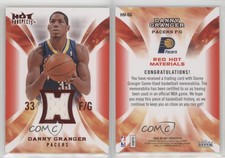 2008-09 Fleer Hot Prospects Hot Materials Red /25 Danny Granger #HM-DG