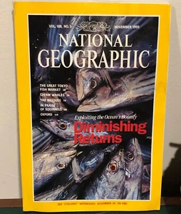 VTG National Geographic Magazine NOV 1995 Vol.188 #5 Diminishing Returns - Imagen 1 de 12