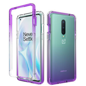 For OnePlus 8 5G Full-Body Rugged Ultra Transparency Hybrid Protective Case
