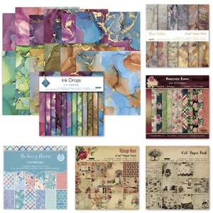 12 PCS Vintage Paper Pad Scrapbooking Diary Junk Journal Card Album DIY Supplies - Picture 1 of 18