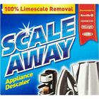 Scale Away Appliance Descaler 100% Limescale Removal Cleaner Kettle Iron 4x 75g