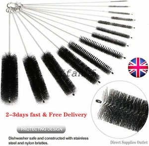 10pcs Bottle Tube Brush Cleaner Bottle Tube Cleaning Brush Nozzle Cleaning Kit - Picture 1 of 9
