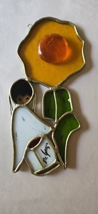 Signierter De Grazia Sonnenfänger Indianerkind mit Sonnenblume Vintage 1980 - Bild 1 von 3