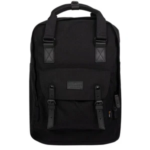 Mochila Cordura Grande Donut Macarrón - Toda Negra - Imagen 1 de 2
