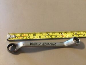 Williams 9723 Superrench,12 Point Box End Wrench,7/16" X 3/8"