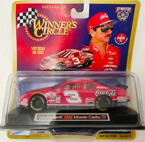 Dale Earnhardt jr 1/43 Scale 1998 Winners Circle Monte Carlo coca cola bear red - Picture 1 of 6
