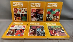 Golden Hands Vintage 1973 Craft Knitting Needlework Books Volumes 1-6 Nice! - Picture 1 of 19