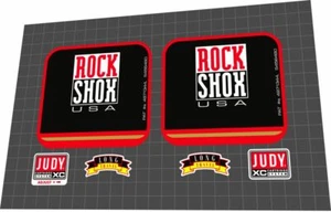 ROCKSHOX Judy (1998) XC Fork Decal Set - Picture 1 of 4