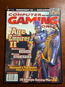 Computer Gaming World December 1999 Issue 185 Age of Empires II Warcraft III - Picture 1 of 3