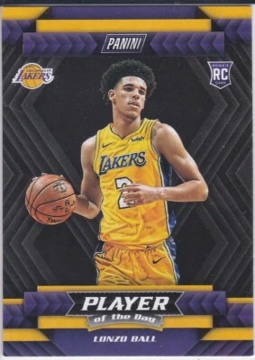 LONZO BALL ROOKIE CARD 2017 Panini Player of the Day RC Los Angeles Lakers - Image 1 of 2