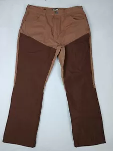 Jeans protezione spazzole da parete uomo 38 (37x30) marrone nylon tela da caccia - Foto 1 di 12