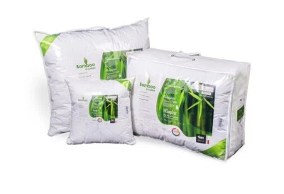 Everrest24 Baumwolle BAMBOO COTTON Winterdecke DUO 135x200 + 2 Kissen 70x80 Weiß - Bild 1 von 4