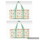 Thirty One TINY Utility Tote in CARROT BUNCH- NWT 2 PK