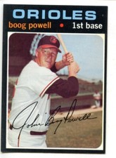 1971 Topps Baseball Card HIGH #700 John Boog Powell Single Print NRMT