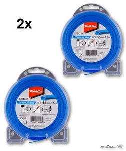 2x Mähfaden Makita für Rasentrimmer 1,65 mm x 15m, Freischneider E-01731 - Bild 1 von 3