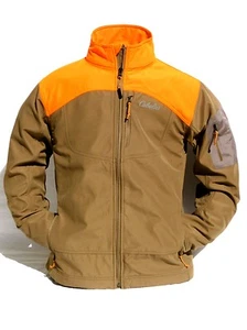 Cabela's Men's Upland Tan Blaze Windshear Waterproof Softshell Hunting Jacket M - Picture 1 of 11