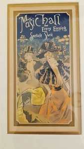 Par de litografías enmarcadas de colección Music Hall Parie & Rouville Theatre Sales Gueules - Imagen 1 de 12