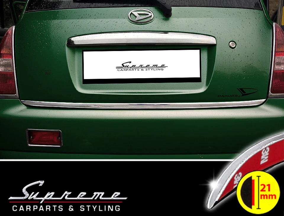 Moldura cromada para DAIHATSU Trevis - 3M moldura trasera protección de bordes tuning - Imagen 1 de 4
