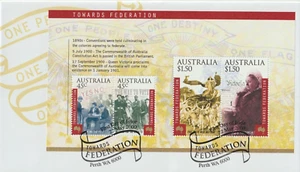 2000 AustraliaTowards Federation MS First Day Cover - Picture 1 of 1