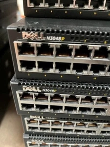 Dell N3048P L3 48-Port POE + 2 x SFP Switch with 2 x PSU Inc VAT & Delivery - Picture 1 of 1