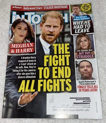 In Touch Magazine - Aug  19, 2024 - Meghan & Harry The Fight To End All Fights - Image 1 of 3