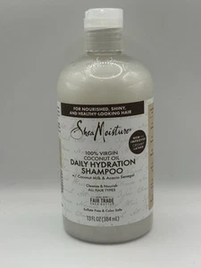 100% Virgin Coconut Oil, Daily Hydration Shampoo, For All Hair Types, 13 fl oz - Picture 1 of 2