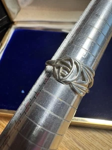 Anillo Rennie Mackintosh de plata de ley 925 de Carrick CJL talla P - Imagen 1 de 5