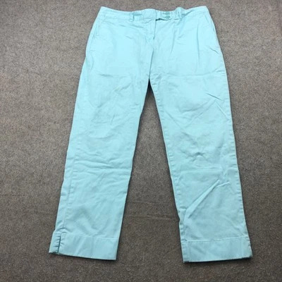 Vineyard Vines Pants Womens 10 Light Blue Straight Leg Cotton Stretch Chinos - Image 1 of 4