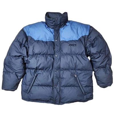 Винтажный John Smith пуховик вниз заполненное пальто мужской XXL на открытом воздухе туризм городской ретро - Изображение 1 из 4