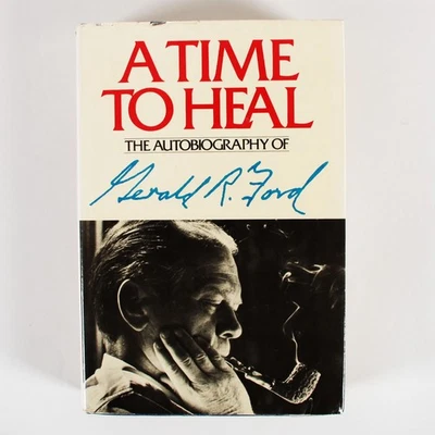President Gerald Ford Signed Book A Time To Heal - COA JSA - Image 1 of 4