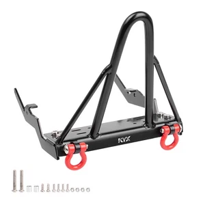 Per Axial Capra UTB RC Crawler Kit Aggiornamento Auto Paraurti Anteriore in Metallo con Anello di Tiraggio - Foto 1 di 10