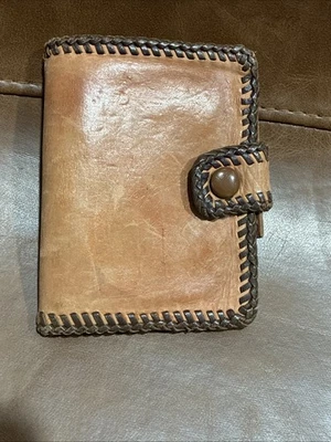 Кожаный бумажник ручной работы - Изображение 1 из 4