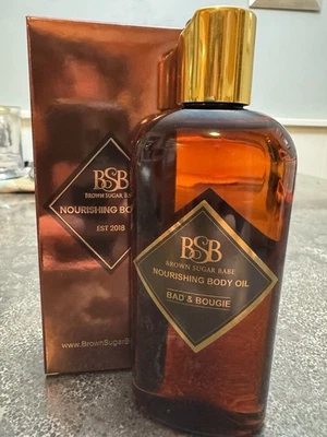 Aceite corporal Brown Sugar Babe Bad And Bougie 4 OZ Foto 1 de 3