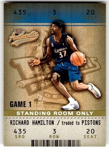 2002-03 Fleer Authentix Richard Hamilton Standing Room Only #/25 #61 - Picture 1 of 2