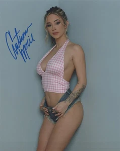 Foto autografiada de 8x10 modelo Autumn Marie certificado de autenticidad - Imagen 1 de 4