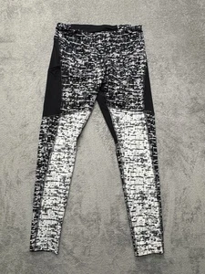 Champion Leggings Mujer Grandes Negro Blanco Estampado Digital Elastizado Pantalones Atléticos - Imagen 1 de 7