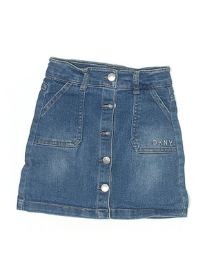 Falda vaquera azul DKNY 6 para niñas Foto 1 de 2