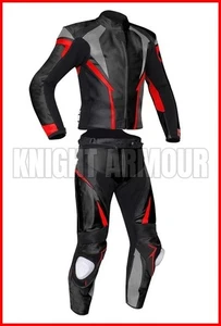NEW RACING 2 PIECE MOTORCYCLE MOTORBIKE MOTO GP BIKER REPRO LEATHER SUIT - Bild 1 von 6
