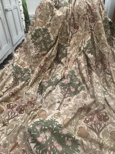 Cortinas Liberty of London, Melbury, Vintage, X GRANDES, 140"W x 84" L (LOTE 1) - Imagen 1 de 24