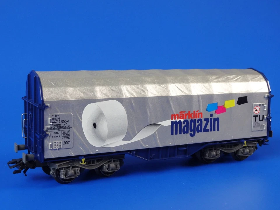 MARKLIN H0 - 47201 - Annual Magazin Car 2001 Sliding Tarp / LN - Image 1 of 1