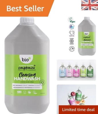 D Biodegradable Hand Wash - Lime & Aloe Vera Gel - 5L for All Skin Types - Image 1 of 4