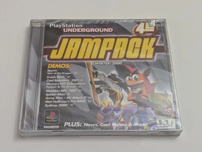 Sony PlayStation 1 Underground Jampack Winter 2000 Demo Disc PS1 New Sealed - Image 1 of 4